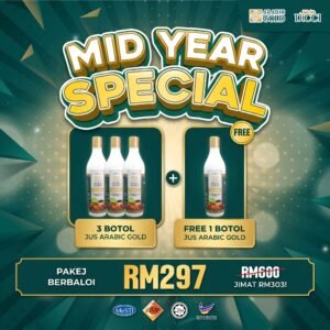 Jus Arabic Gold 4 Botol