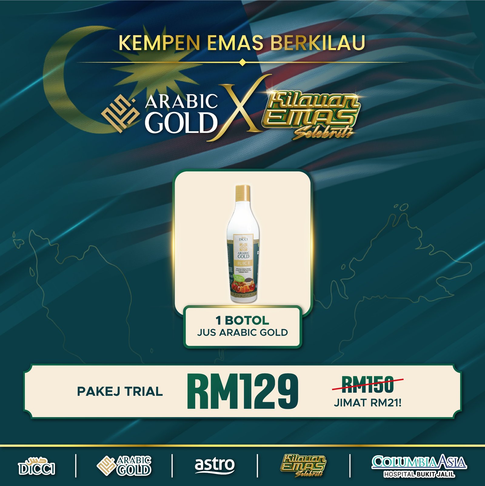 Jus Arabic Gold 1 Botol