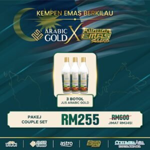 Jus Arabic Gold 3 Botol