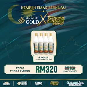 Jus Arabic Gold 4 Botol