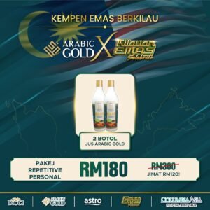 Jus Arabic Gold 2 Botol